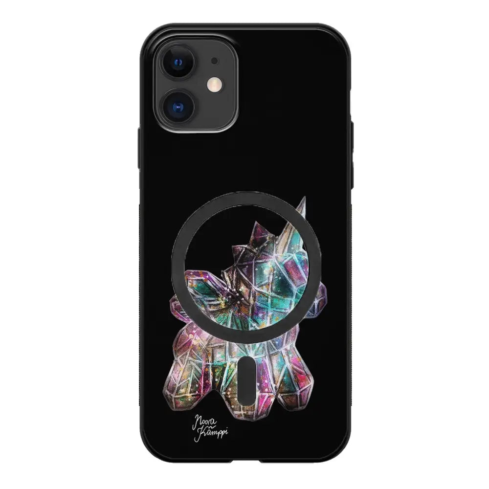 iPhone 11 unicorn suojakuoret - Musta - Noora Kämppi