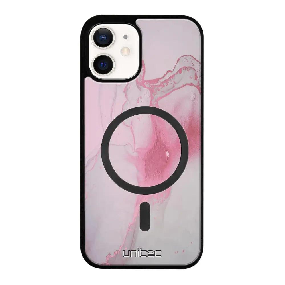 iPhone 12 marmori suojakuoret - Pink Pok Rie