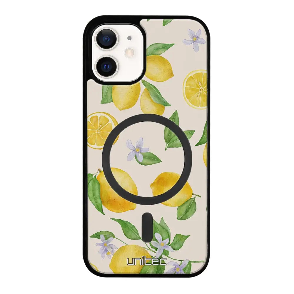 iPhone 12 Mini hedelmä suojakuoret - Lemon