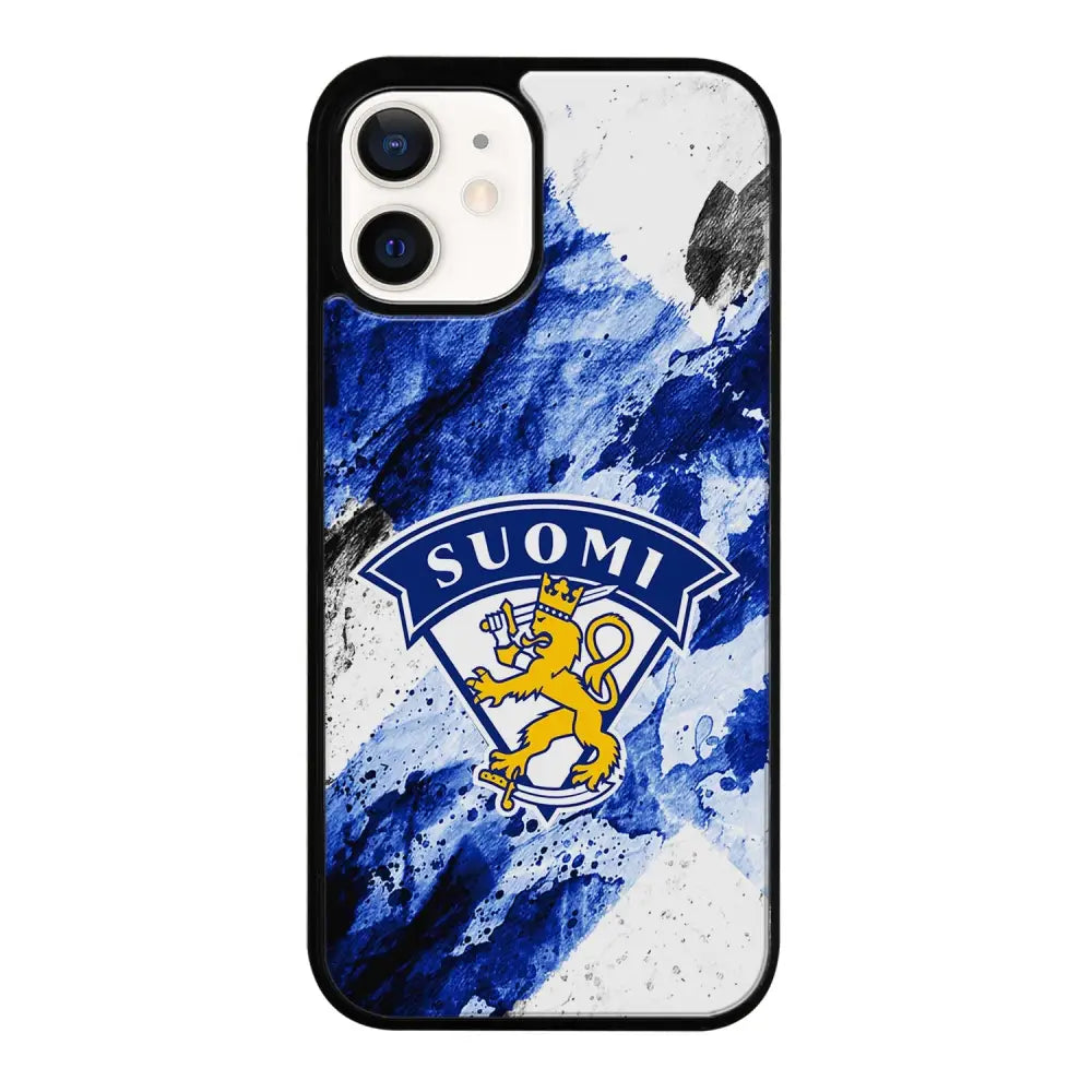 iPhone 12 Mini jääkiekko suojakuoret - Leijonat - Ei