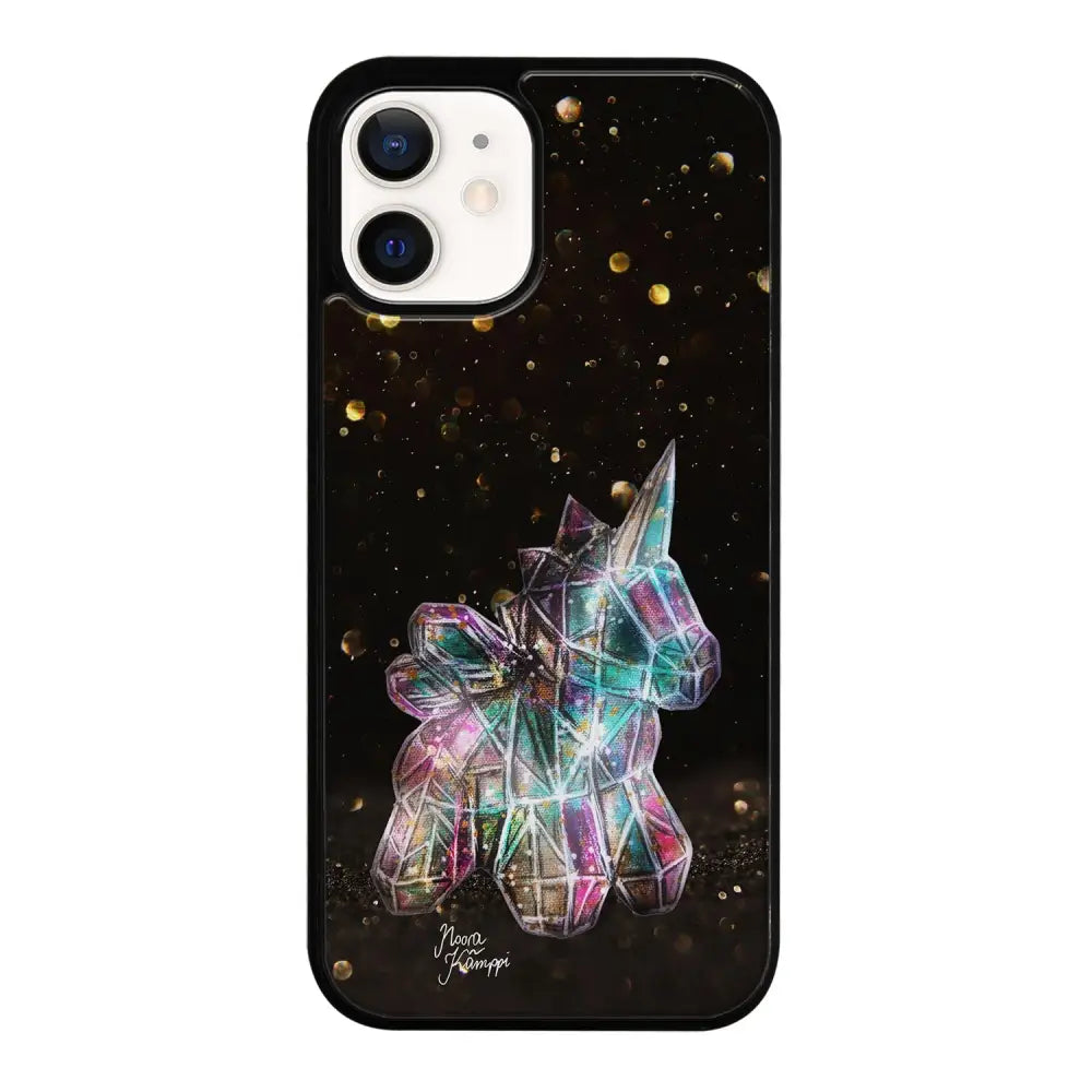 iPhone 12 Mini unicorn suojakuoret - Kulta - Noora Kämppi - Ei