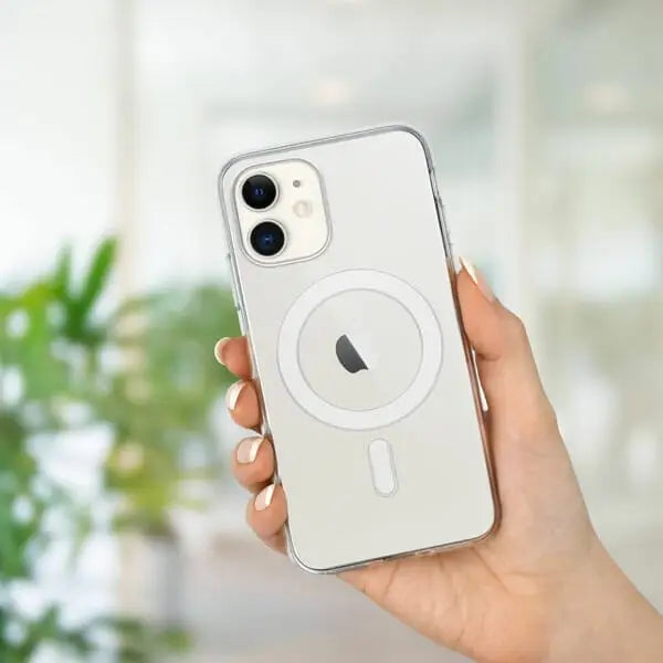 iPhone 12 - 12 Pro MagSafe kuoret Läpinäkyvä