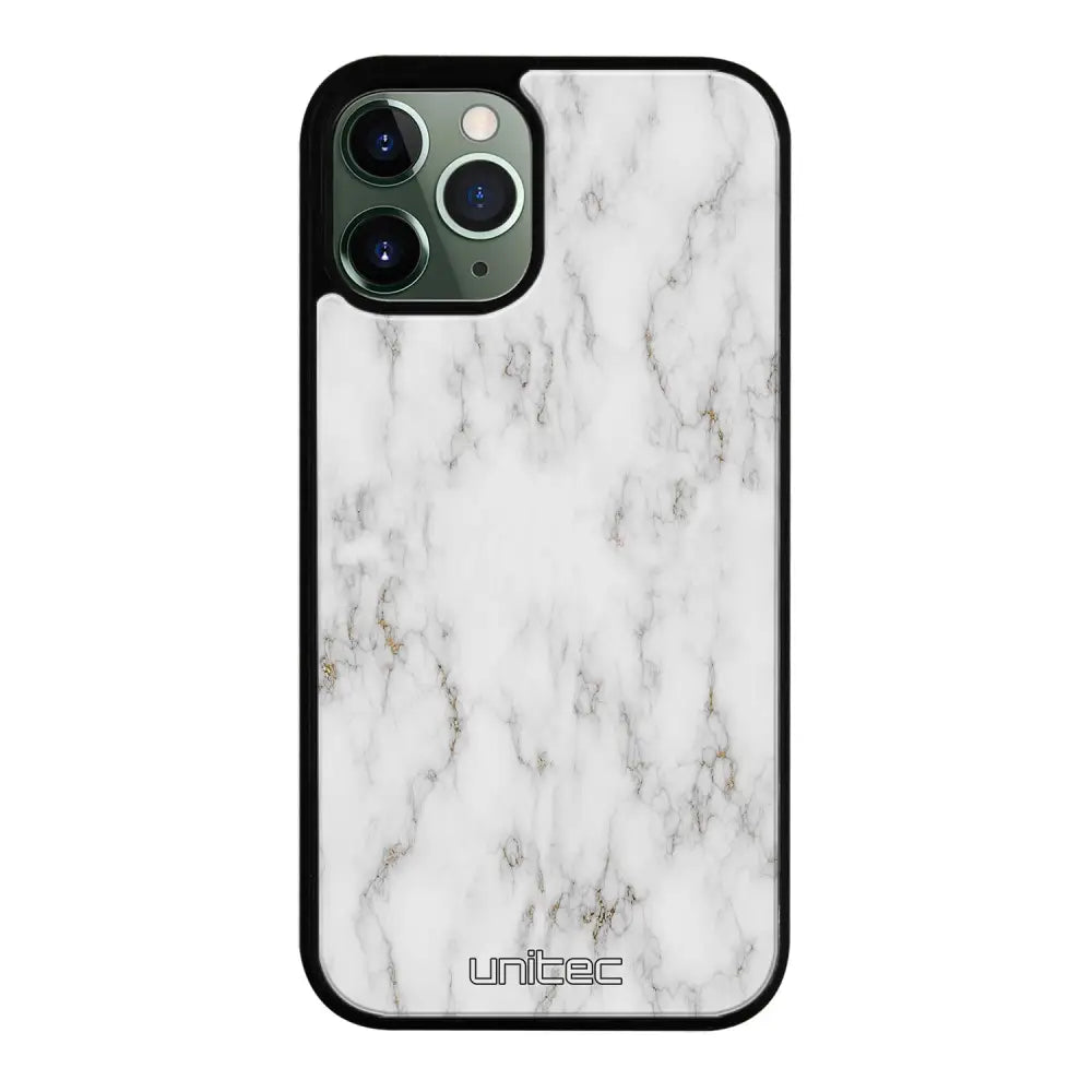 iPhone 12 Pro marmori suojakuoret - White Marble - Ei
