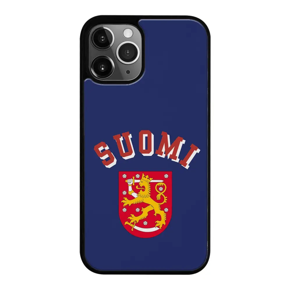 iPhone 12 Pro Max jääkiekko suojakuoret - Leijonat Suomi - Ei
