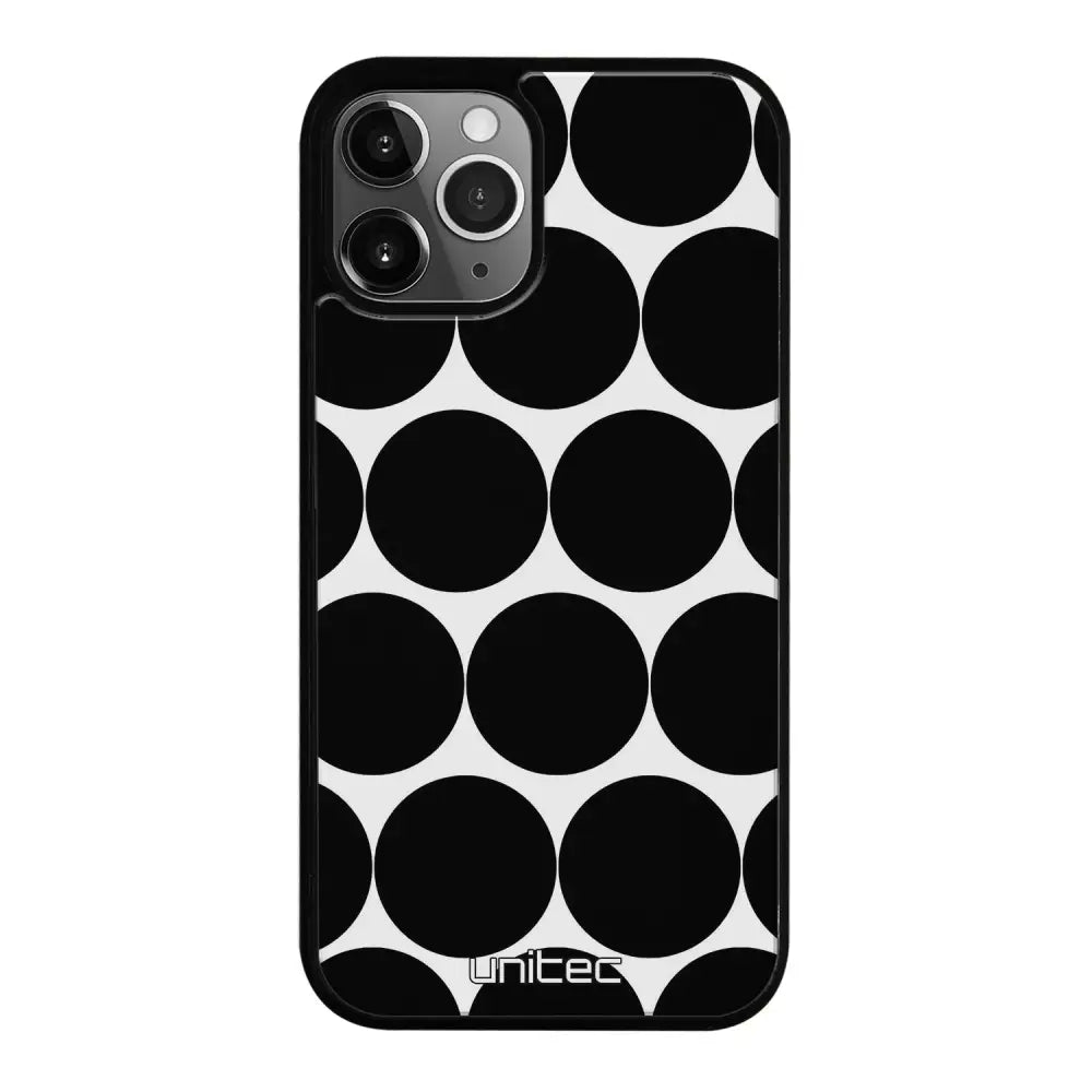 iPhone 12 Pro Max pallo suojakuoret - Musta Pallo - Ei