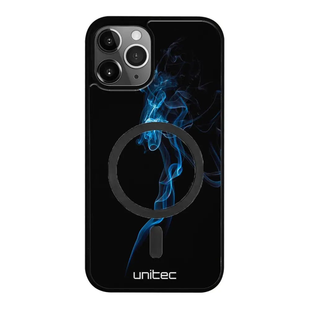 iPhone 12 Pro Max suojakuoret - Blue Smoke On Black