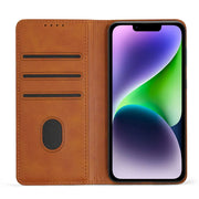 iPhone 12 / 12 Pro Unitec Lompakko Suojakotelo - Ruskea