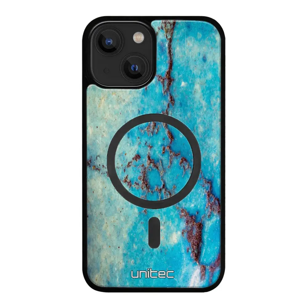 iPhone 13 marmori suojakuoret - Turquoise Marble