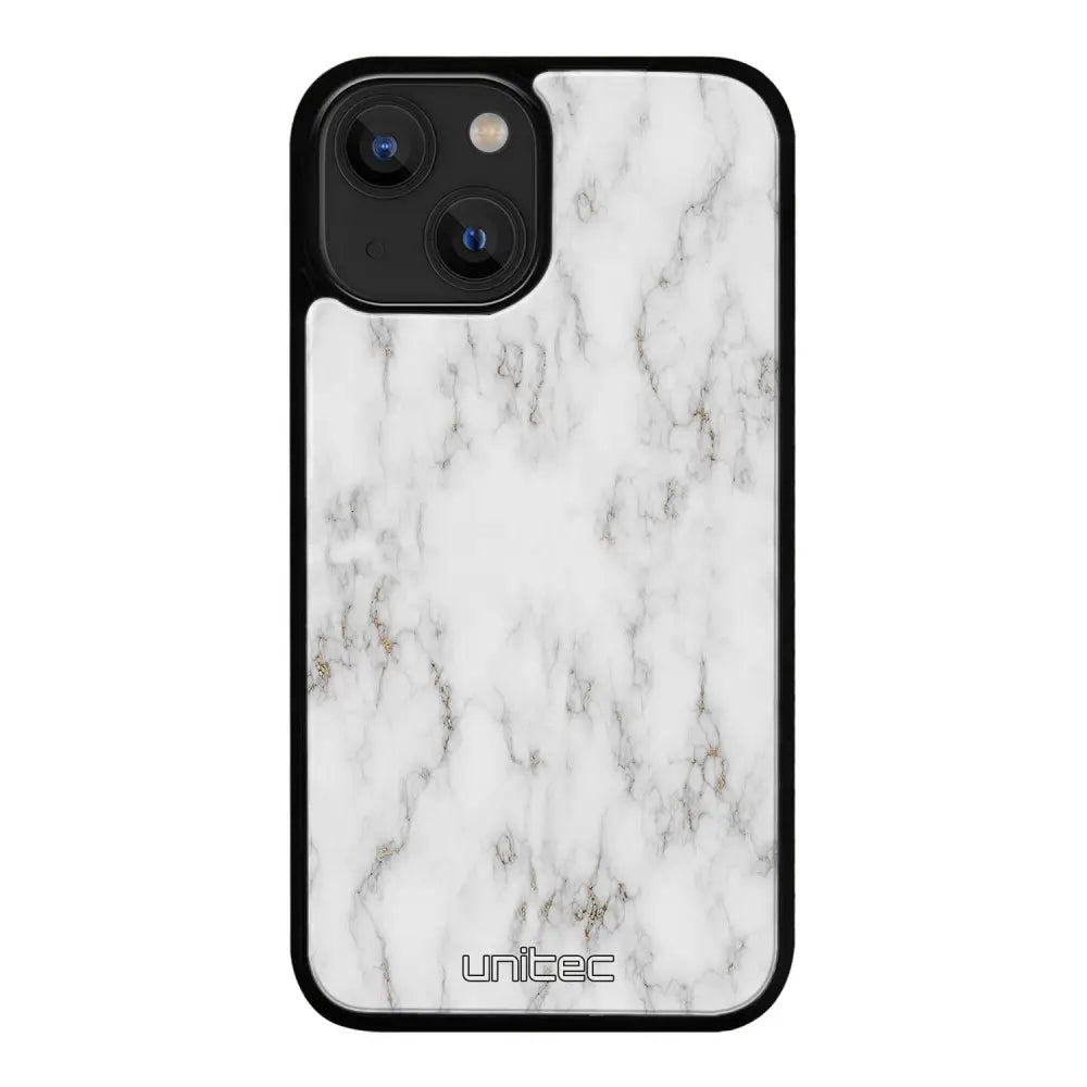 iPhone 13 marmori suojakuoret - White Marble - Ei