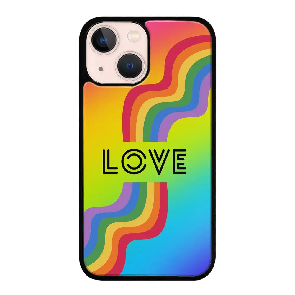 iPhone 13 Mini pride suojakuoret - Love - Ei