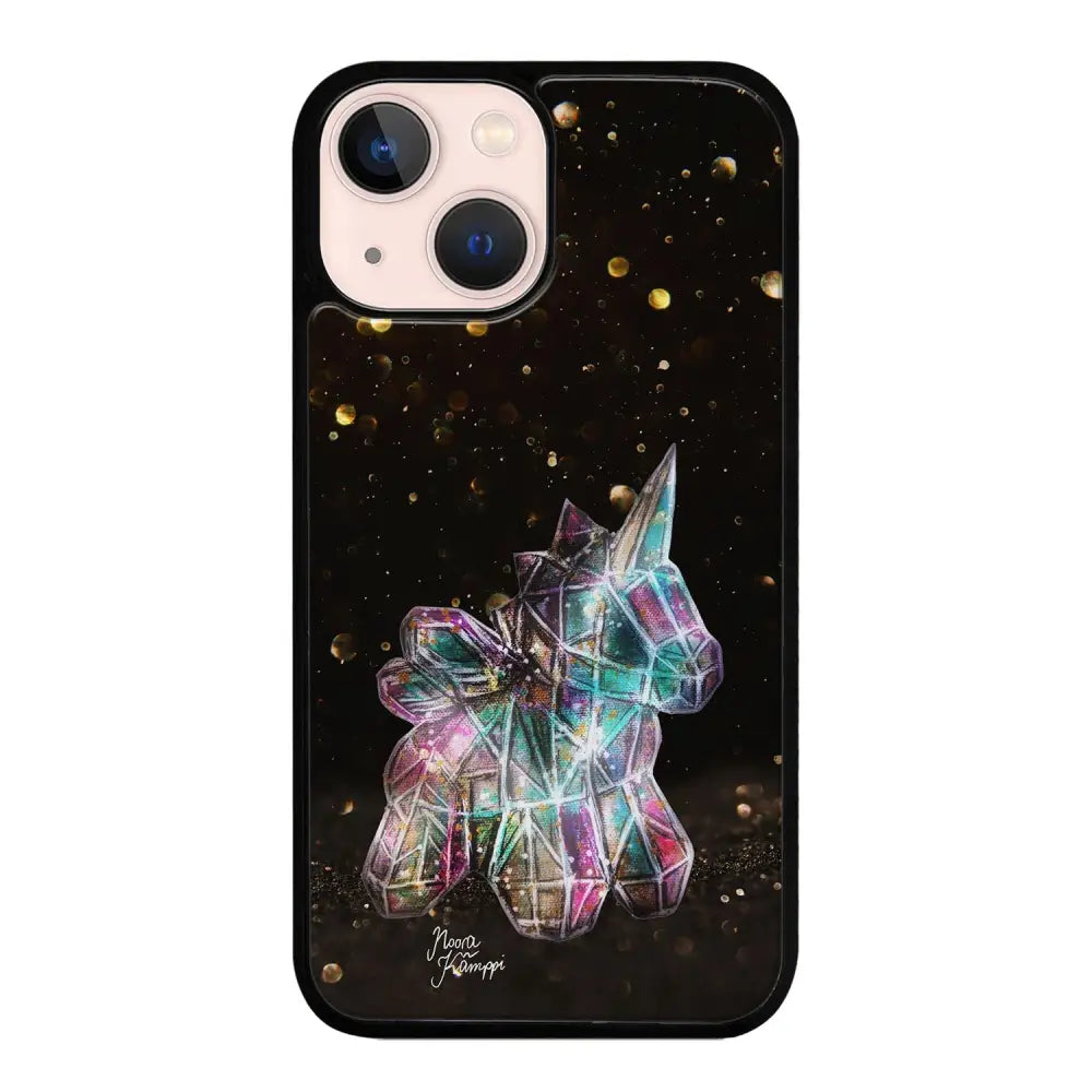 iPhone 13 Mini unicorn suojakuoret - Kulta - Noora Kämppi - Ei