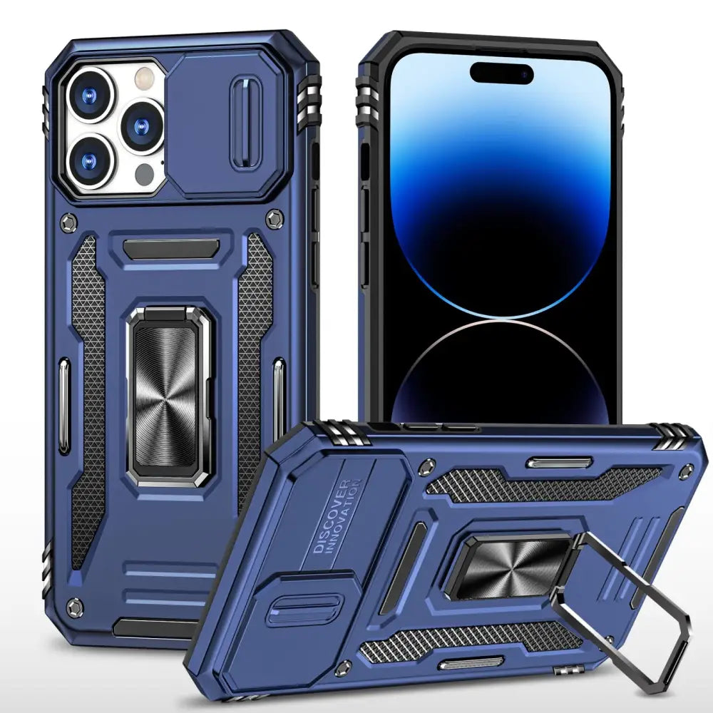 iPhone 13 Pro Armor suojakuori - Sininen