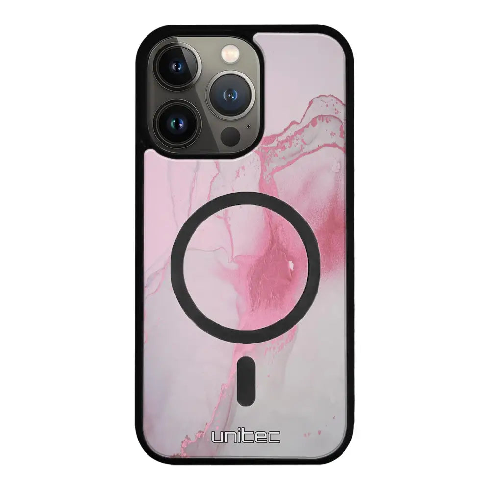 iPhone 13 Pro marmori suojakuoret - Pink Pok Rie