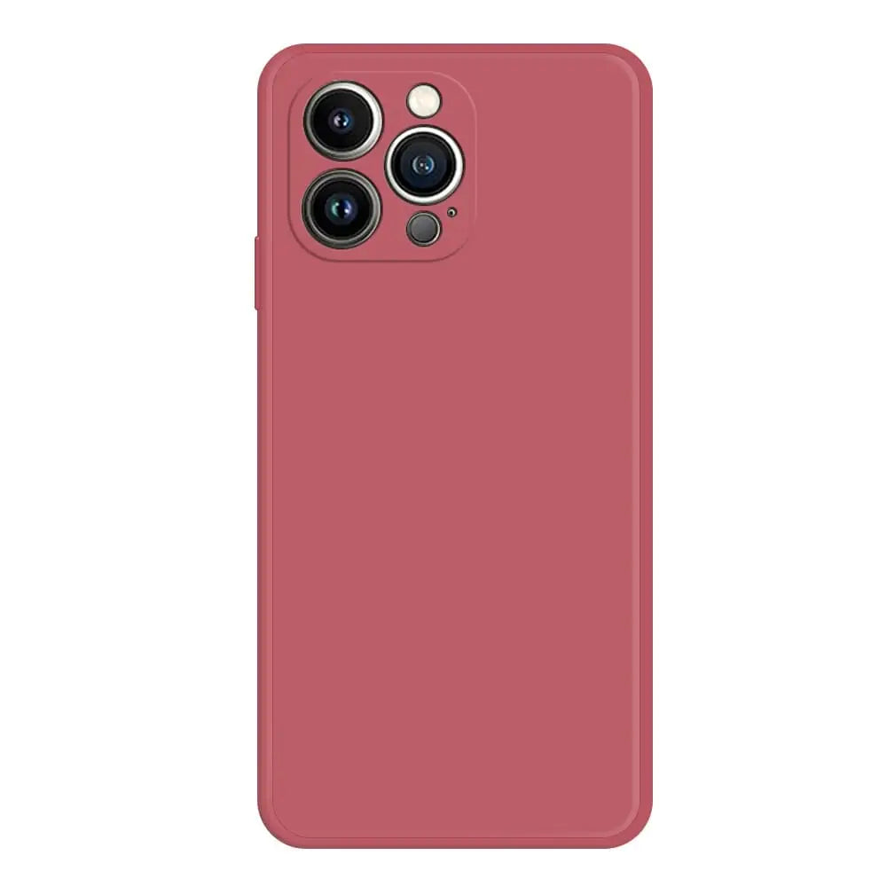 iPhone 13 Pro Silikoni suojakuori - Punainen