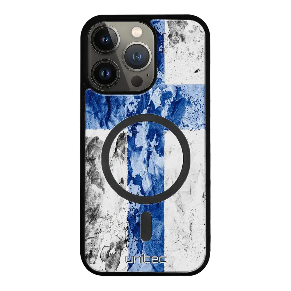 iPhone 13 Pro suojakuoret - Painted Finnish Flag