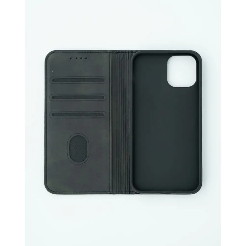 iPhone 13 Pro Unitec Lompakko Suojakotelo - Musta