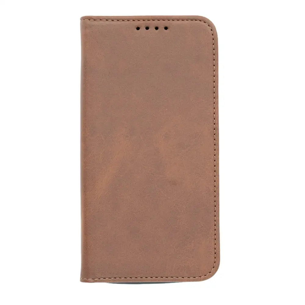 iPhone 13 Pro Unitec Lompakko Suojakotelo Tummanruskea