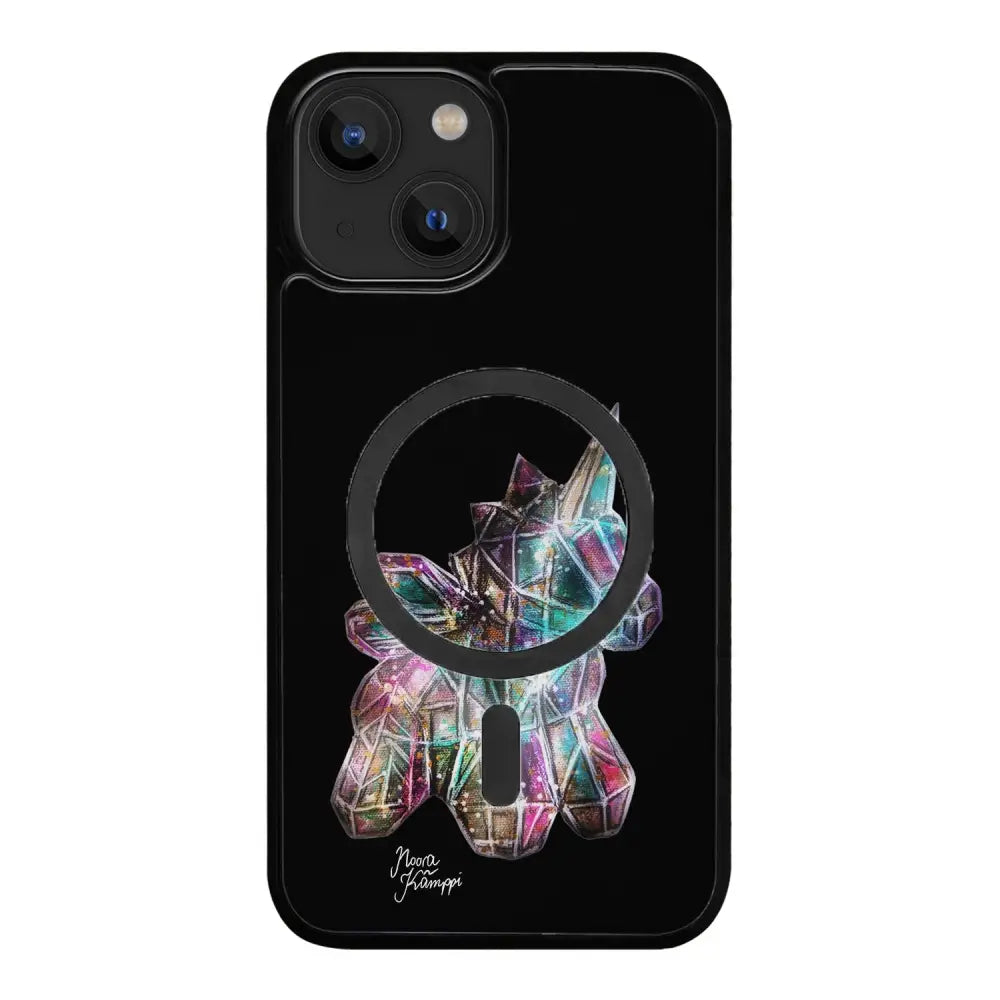 iPhone 13 unicorn suojakuoret - Musta - Noora Kämppi