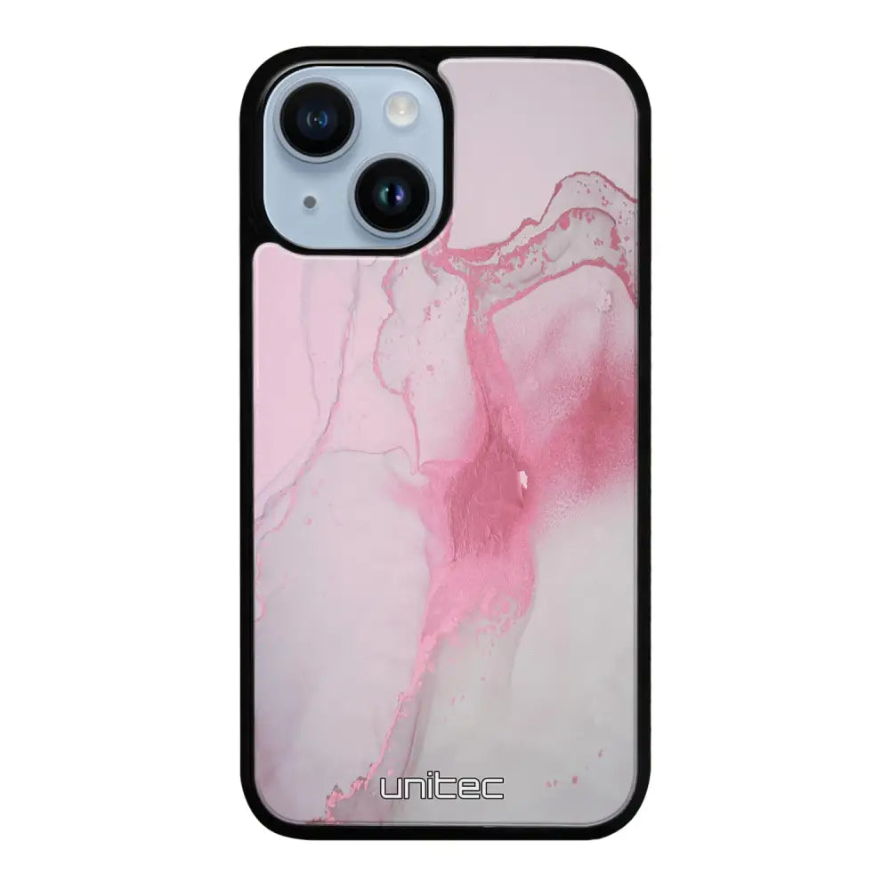 iPhone 14 marmori suojakuoret - Pink Pok Rie - Ei