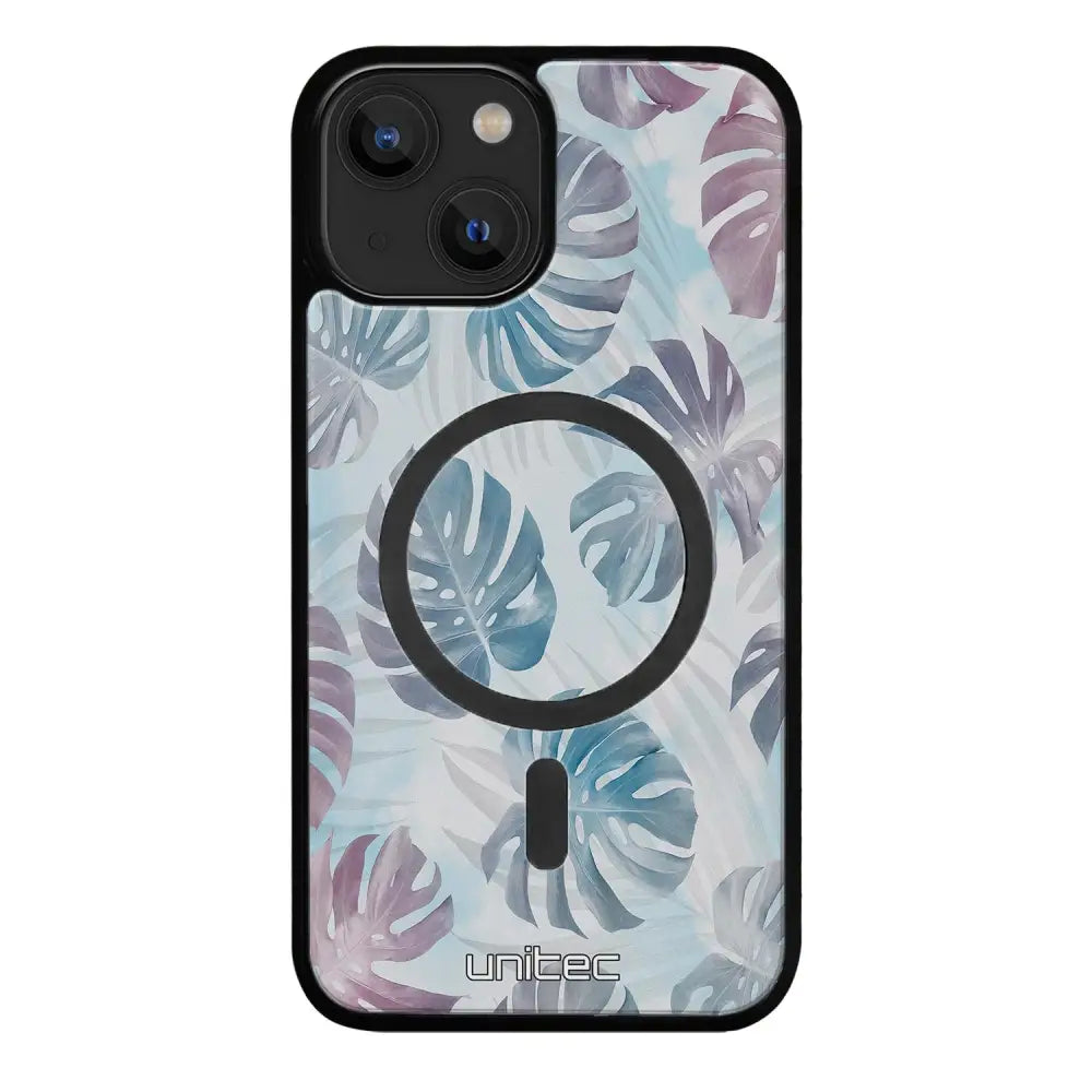 iPhone 14 Plus kukka suojakuoret - Monstera Texture