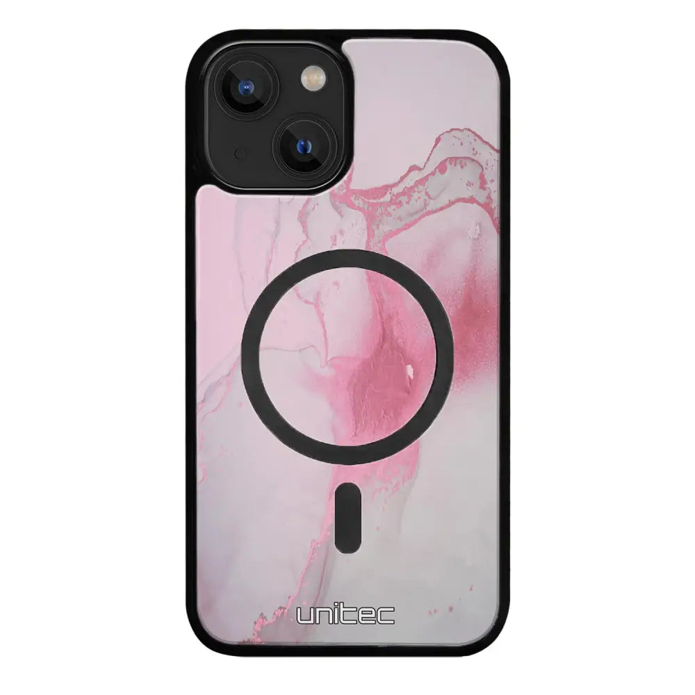 iPhone 14 Plus marmori suojakuoret - Pink Pok Rie