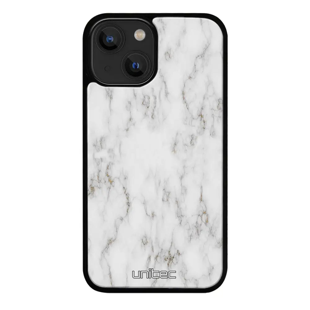 iPhone 14 Plus marmori suojakuoret - White Marble - Ei