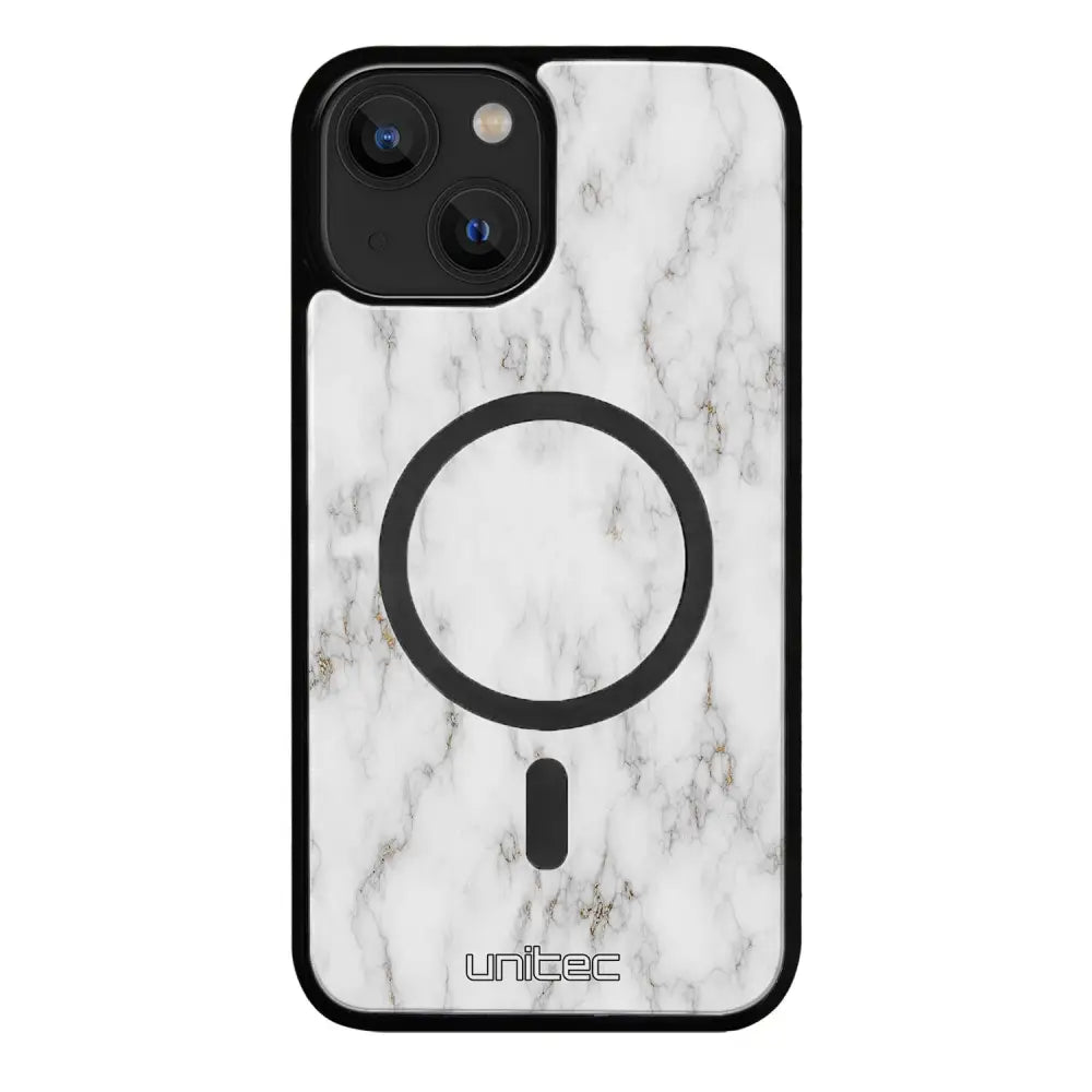 iPhone 14 Plus marmori suojakuoret - White Marble