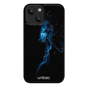 iPhone 14 Plus suojakuoret - Blue Smoke On Black - Ei