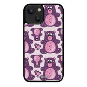iPhone 14 Plus suojakuoret - Purple Teddy Bear - Ei
