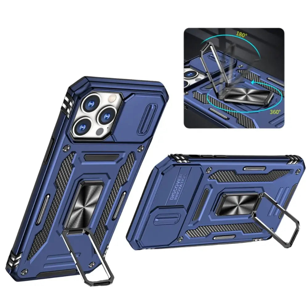 iPhone 14 Pro Armor suojakuori - Sininen