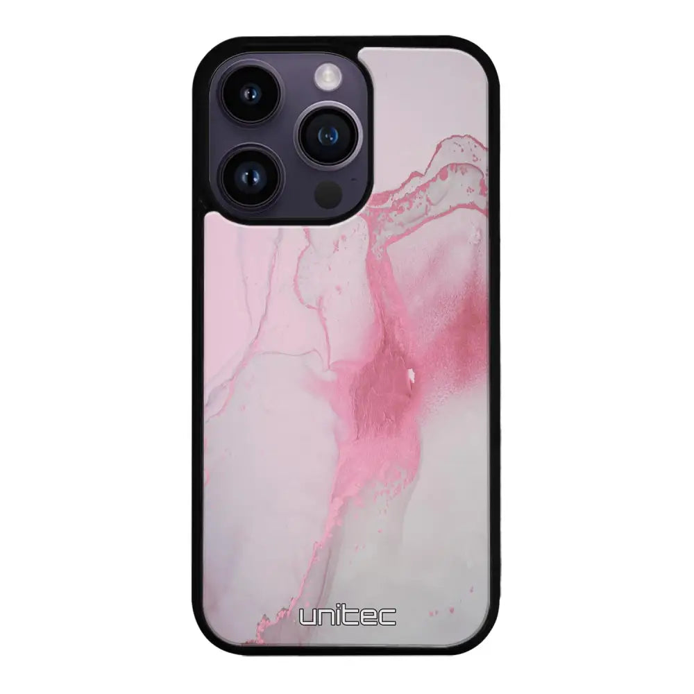 iPhone 14 Pro marmori suojakuoret - Pink Pok Rie - Ei