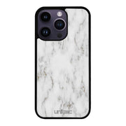 iPhone 14 Pro marmori suojakuoret - White Marble - Ei