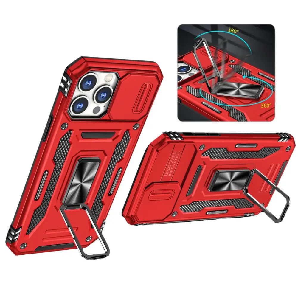 iPhone 14 Pro Max Armor suojakuori - Punainen