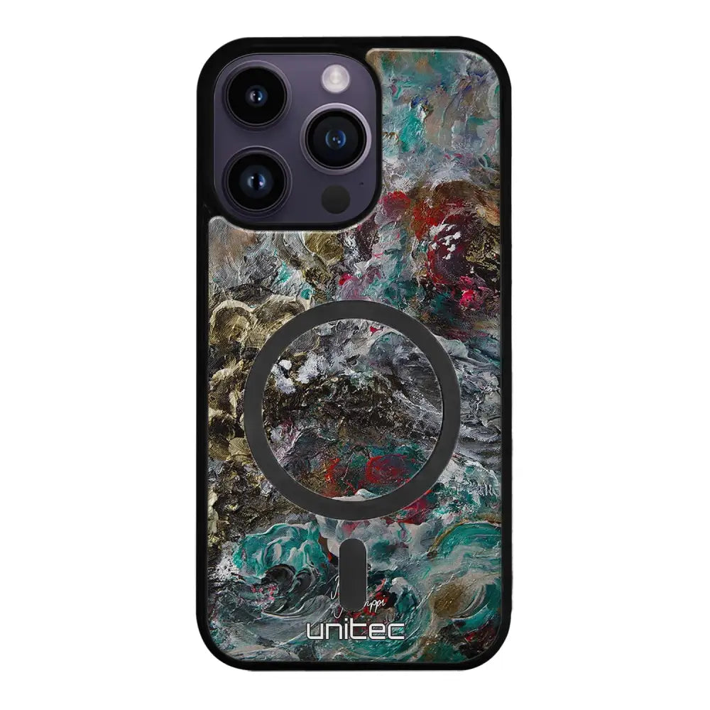 iPhone 14 Pro modern art suojakuoret - Heart Knows - Noora Kämppi