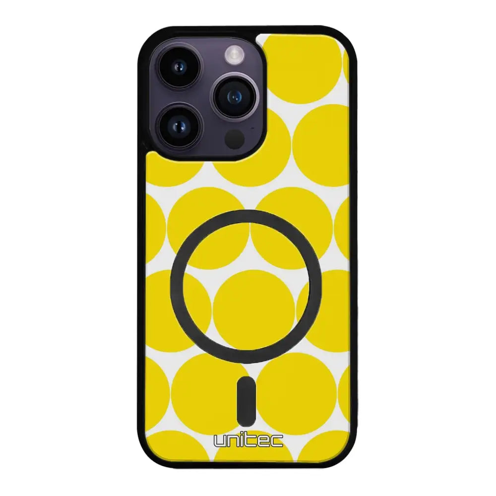 iPhone 14 Pro pallo suojakuoret - Keltainen Pallo