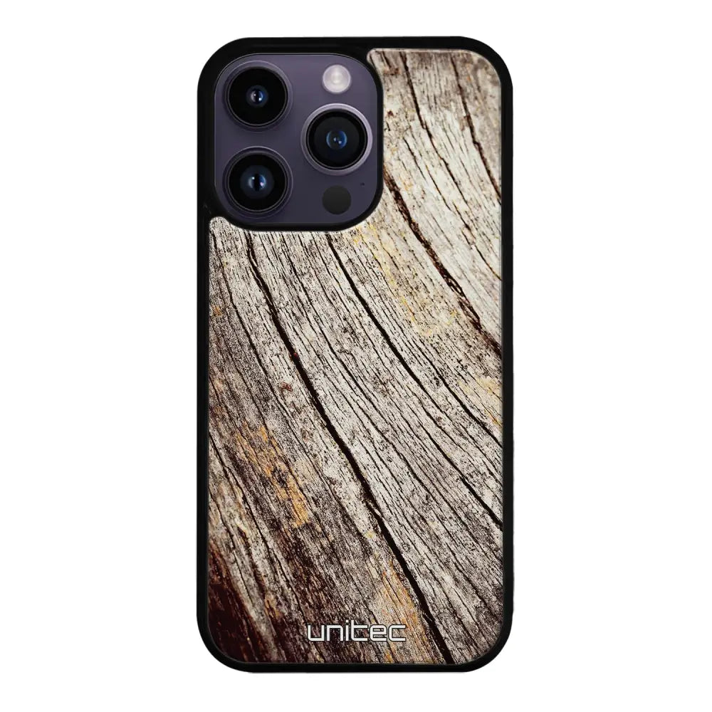 iPhone 14 Pro suojakuoret - Wooden Stump - Ei