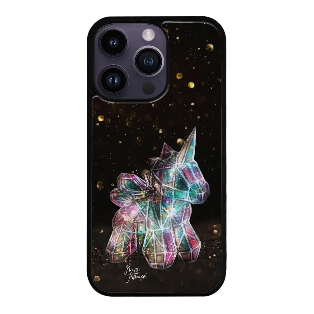 iPhone 14 Pro unicorn suojakuoret - Kulta - Noora Kämppi - Ei