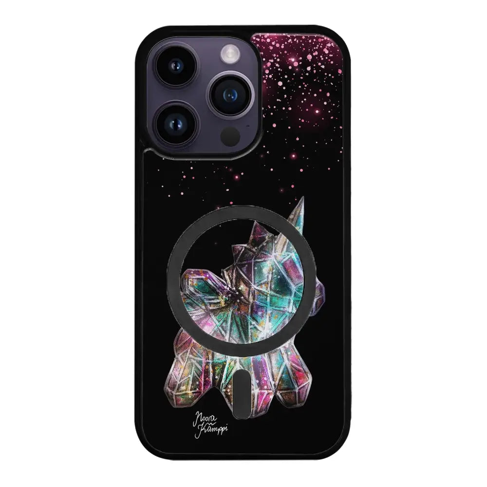 iPhone 14 Pro unicorn suojakuoret - Pinkki - Noora Kämppi