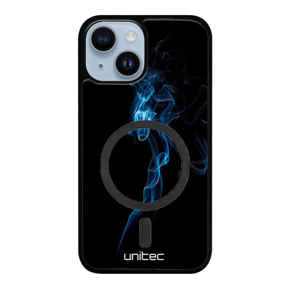 iPhone 14 suojakuoret - Blue Smoke On Black
