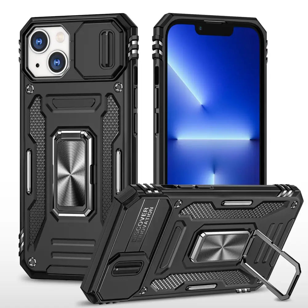 iPhone 15 Armor suojakuori - Musta