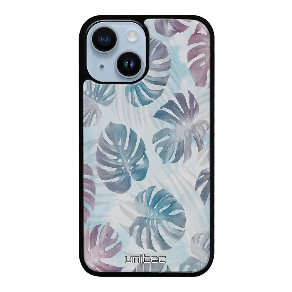 iPhone 15 kukka suojakuoret - Monstera Texture - Ei