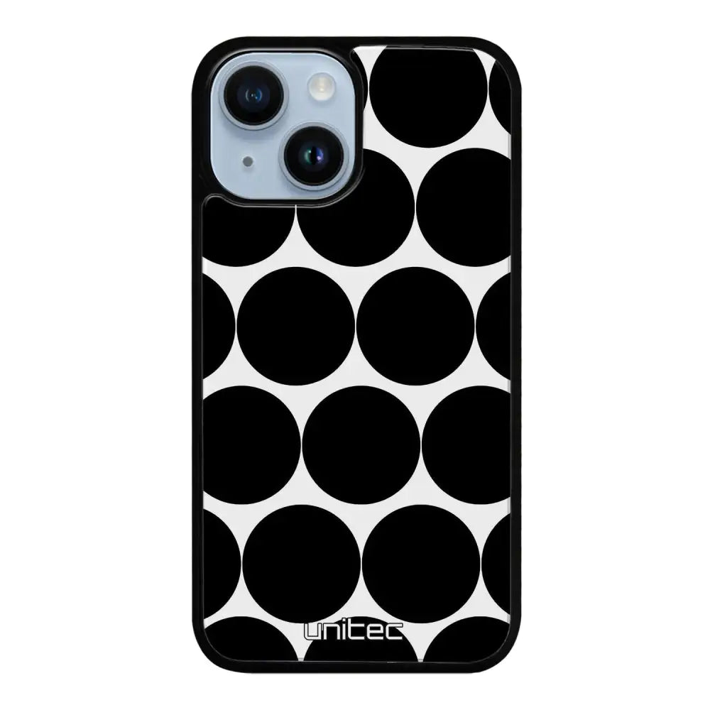 iPhone 15 pallo suojakuoret - Musta Pallo - Ei