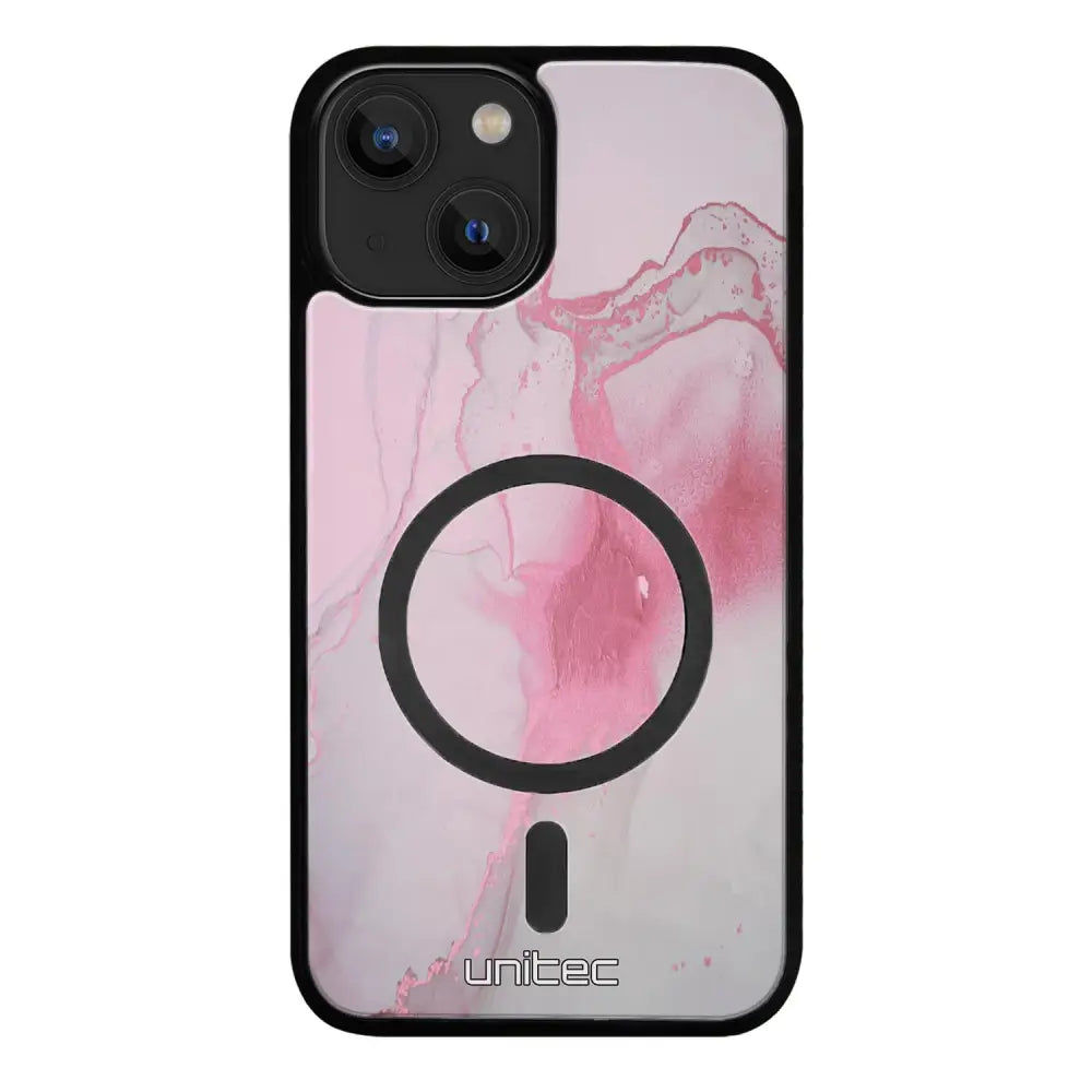 iPhone 15 Plus marmori suojakuoret - Pink Pok Rie