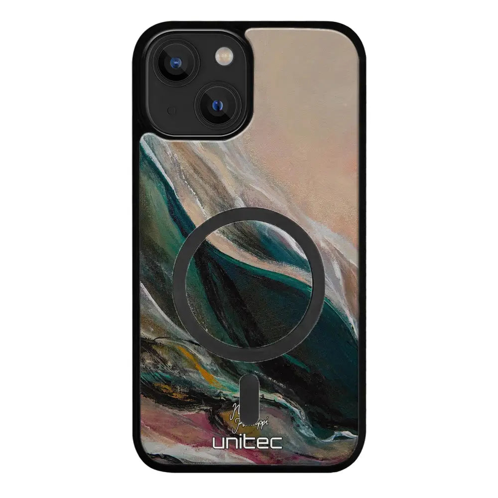 iPhone 15 Plus modern art suojakuoret - Nudge - Noora Kämppi