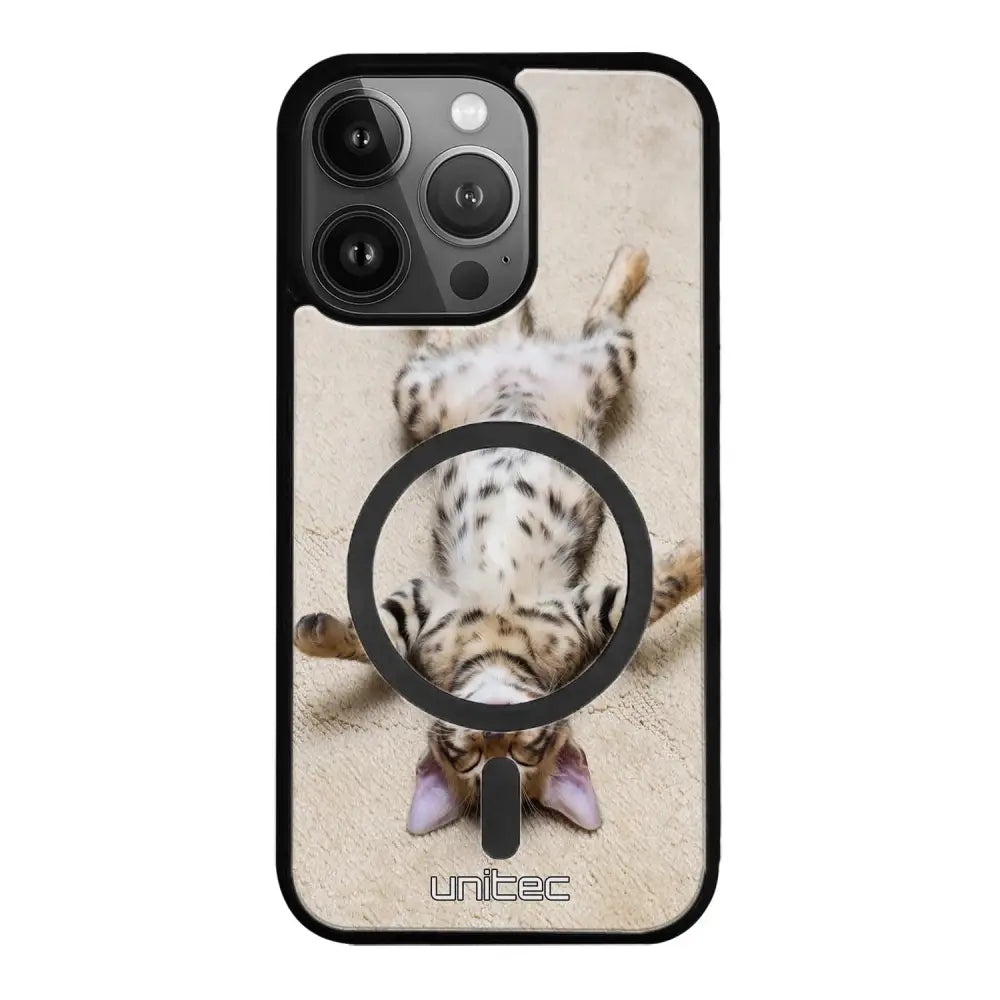 iPhone 15 Pro Max kissa suojakuoret - Relaxing Cat