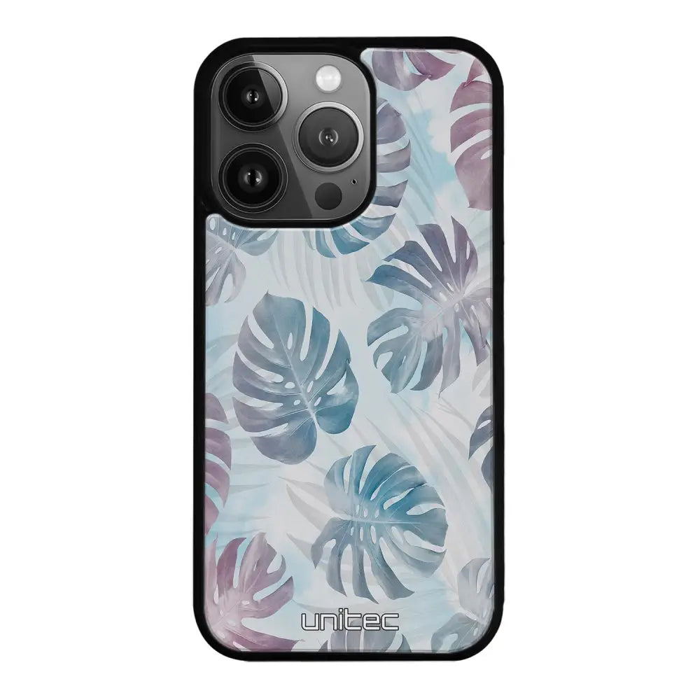 iPhone 15 Pro Max kukka suojakuoret - Monstera Texture - Ei