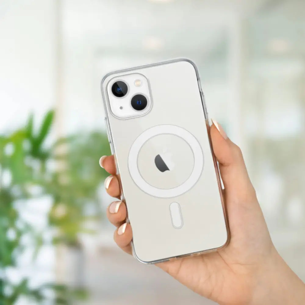 iPhone 15 Pro Max MagSafe suojakuori - Läpinäkyvä