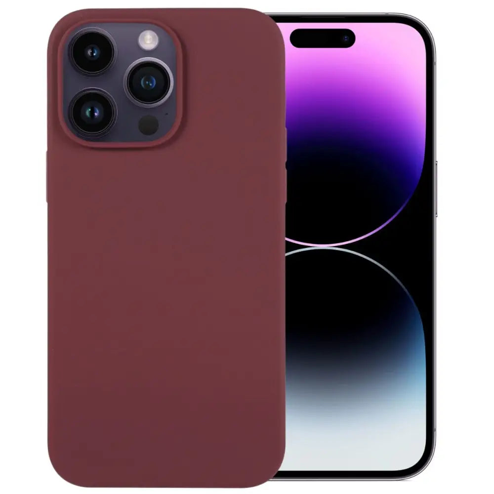 iPhone 15 Pro Max MagSafe Suojakuori - Viininpunainen