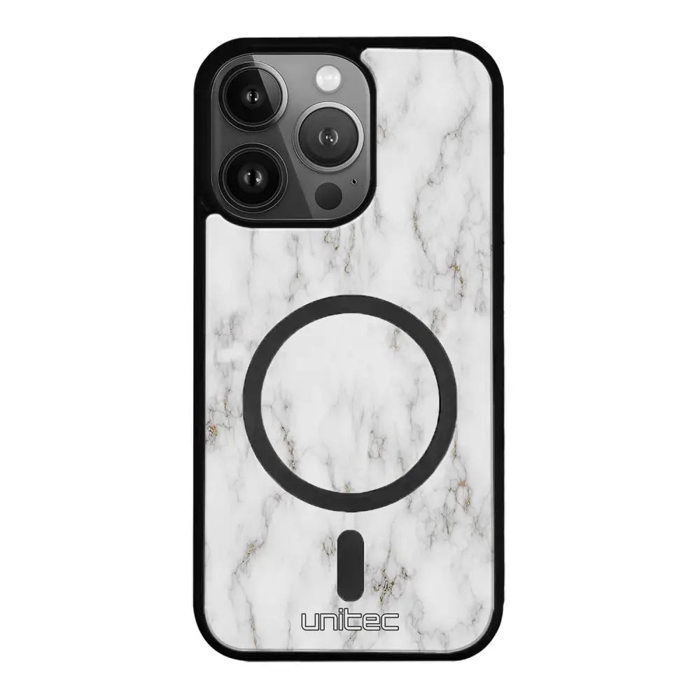 iPhone 15 Pro Max marmori suojakuoret - White Marble