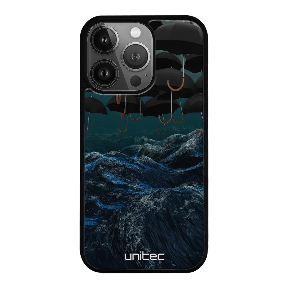 iPhone 15 Pro Max suojakuoret - Umbrella Storm - Ei